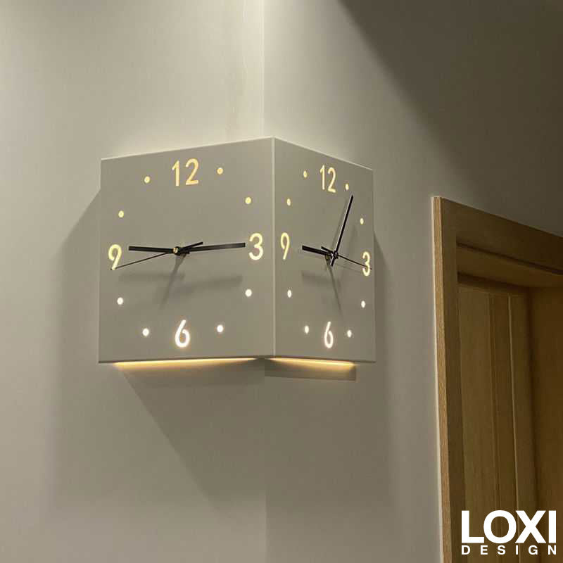 LoxiDesign™ Corner Clock