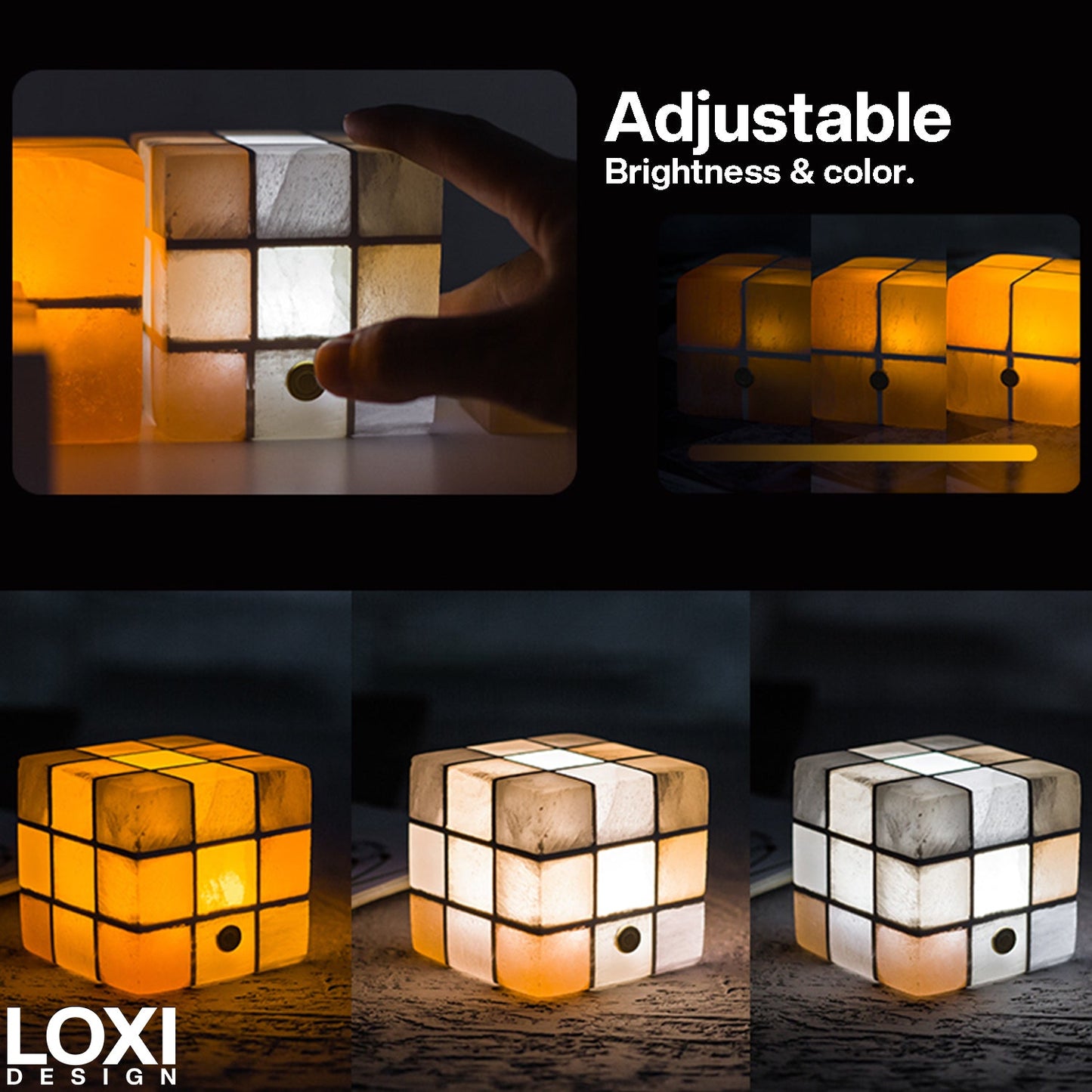 LoxiDesign™ Rubik's Cube Light