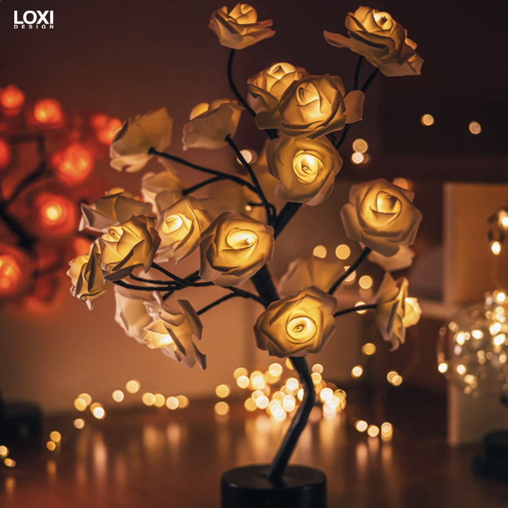 Loxi Design™ Forever Rose Tree Lamp