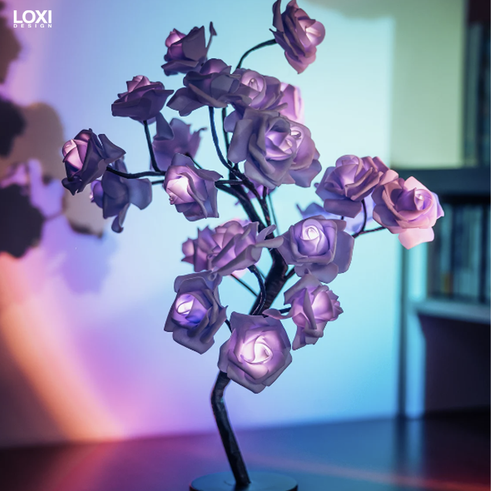 Loxi Design™ Forever Rose Tree Lamp