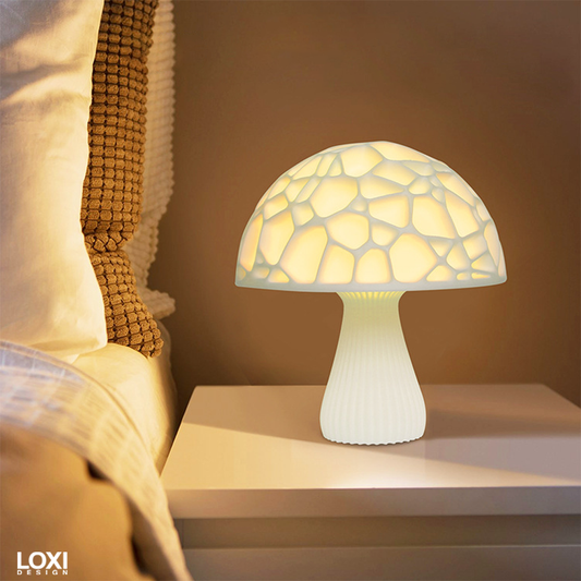 Loxi Design™ 3D Print Mushroom Lamp