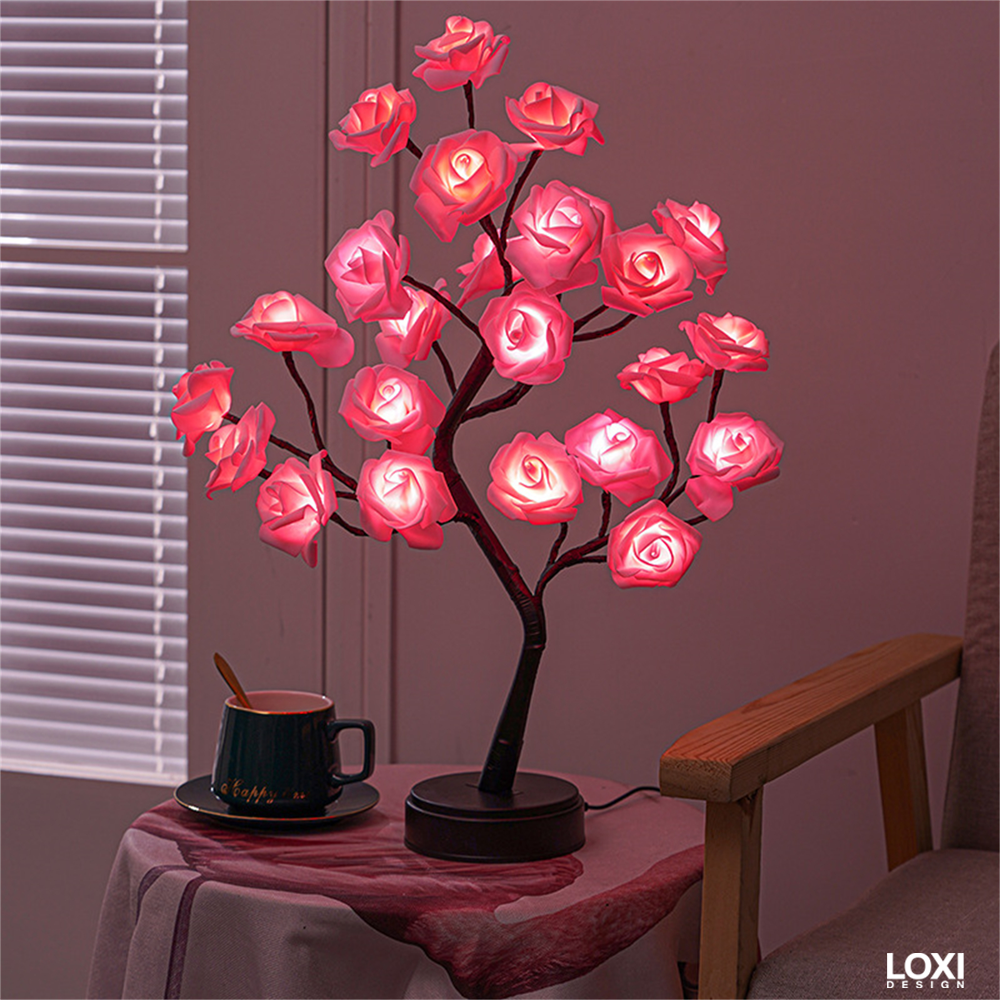 Loxi Design™ Forever Rose Tree Lamp