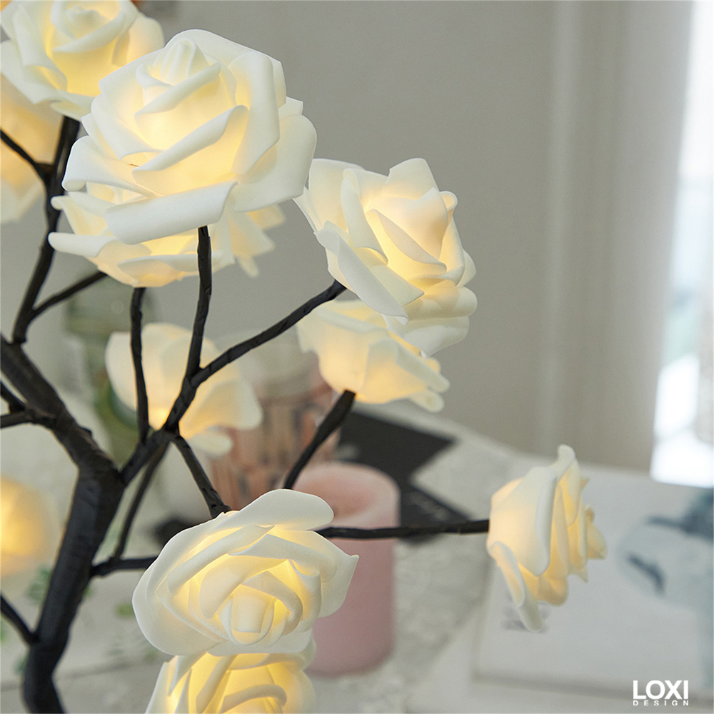 Loxi Design™ Forever Rose Tree Lamp