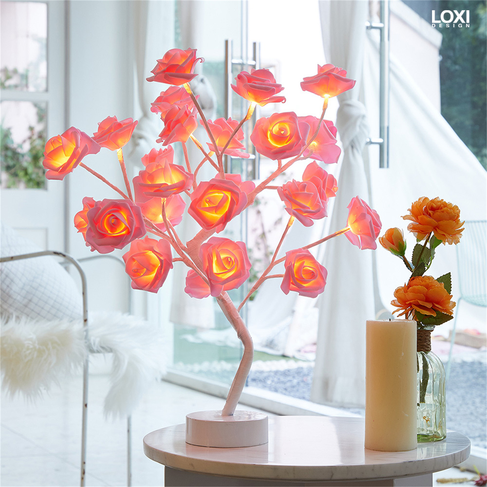 Loxi Design™ Forever Rose Tree Lamp